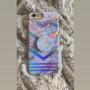 iPhone 6/7 Plus case with Pop Socet
